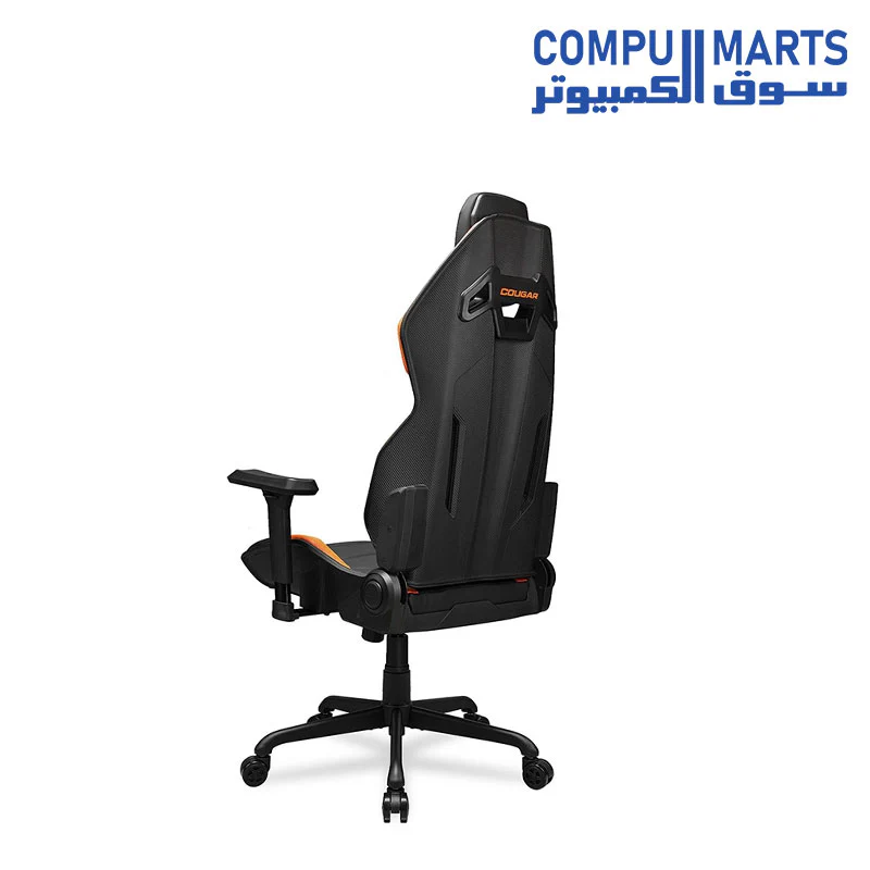 Cougar Hotrod Gaming Chair - Orange/Black - Ergonomic Design - Image 5