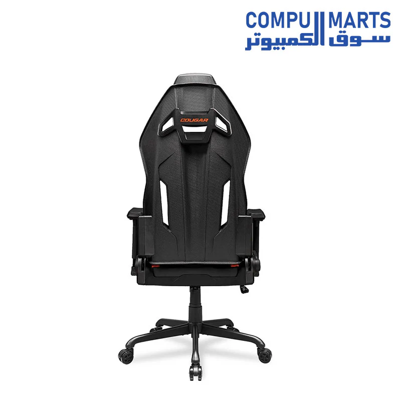 Cougar Hotrod Gaming Chair - Orange/Black - Ergonomic Design - Image 6