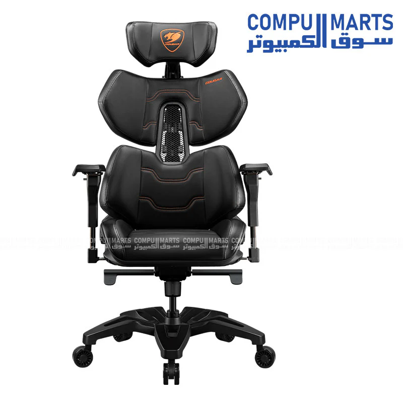 COUGAR Terminator Gaming Chair – Hyper-Dura Leatherette – 4D Armrests – Class 4 Gas Lift - Image 4