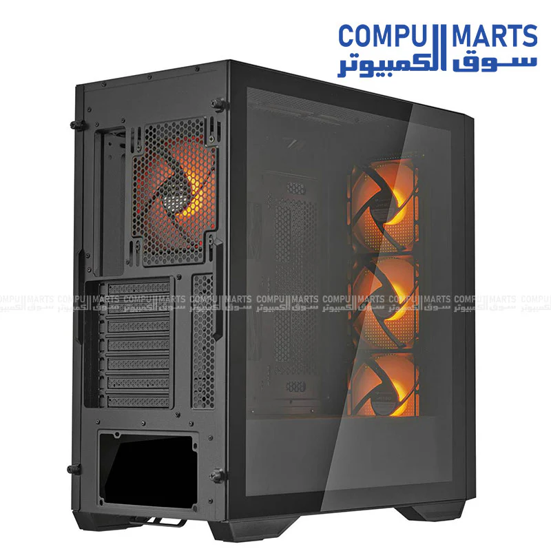 Cougar Uniface RGB Mid Tower Case (4×ARGB Fans, Type-C Gen2) + Cougar ATLAS 750W 80 Plus Bronze PSU Bundle - Image 3
