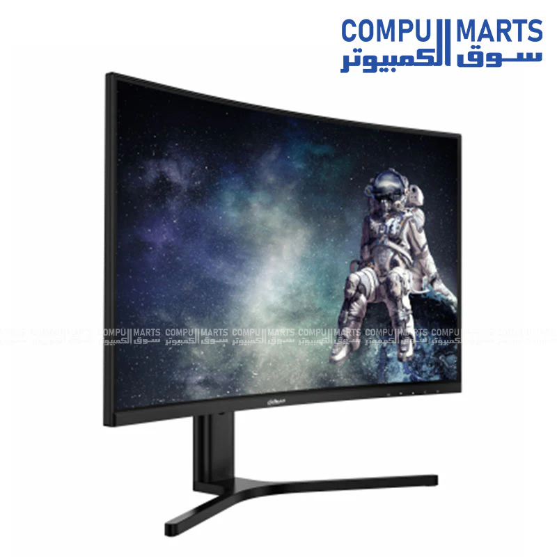 Dahua 31.5" QHD Curved Gaming Monitor - DHI-LM32-E330CA - 1500R 2K 180Hz 1ms MPRT VA Panel - HDMI/DP - Image 2