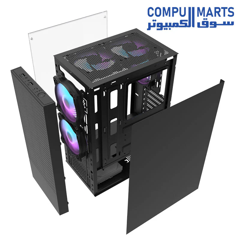 Darkflash A290 ATX Gaming Computer Case - Image 6