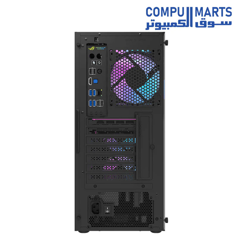 Darkflash DK352 Mesh ATX/MATX/ITX Gaming PC Case With Pre-Installed 4 * 120MM ARGB Fans, Transparent Glass Panel, USB 3.0, Support 360mm Radiator - Image 7