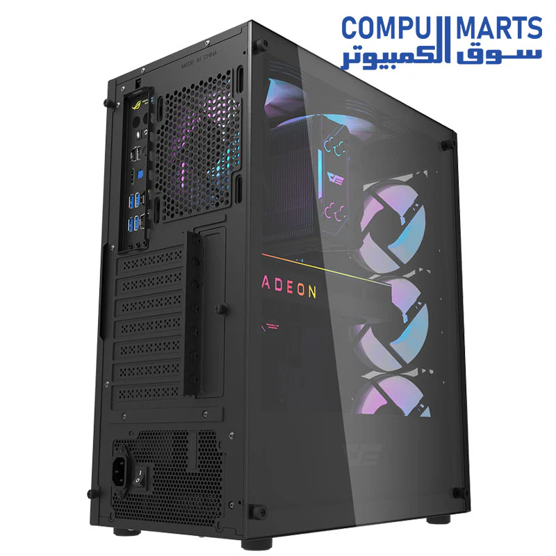 Darkflash DK352 PLUS ATX/MATX/ITX Gaming PC Case With, Pre-Installed 4 * 120MM ARGB Fans, Transparent Glass Front Panel, USB 3.0 Computer Case Support 360mm Radiator, Computer Case - Image 7