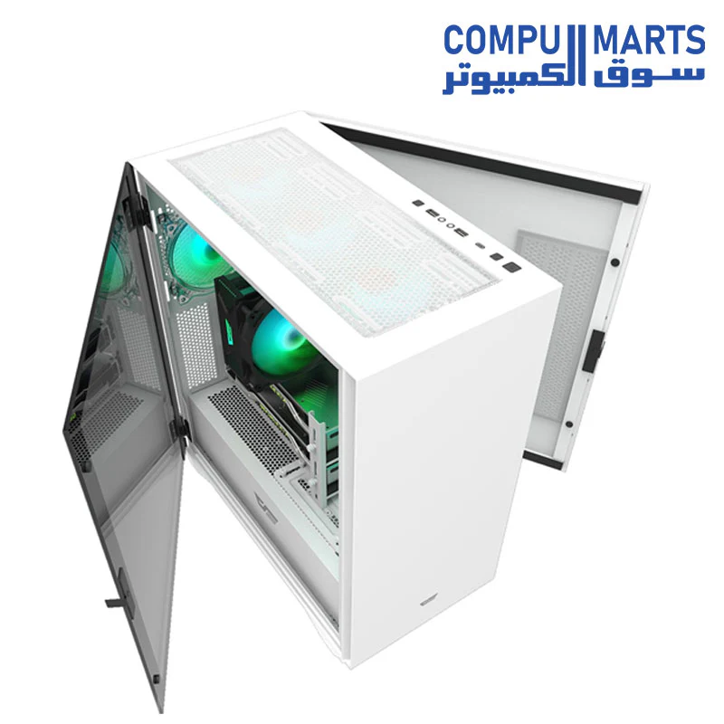 DarkFlash DLX22 Neo EATX PC Case with 3 RGB Fans - Image 2