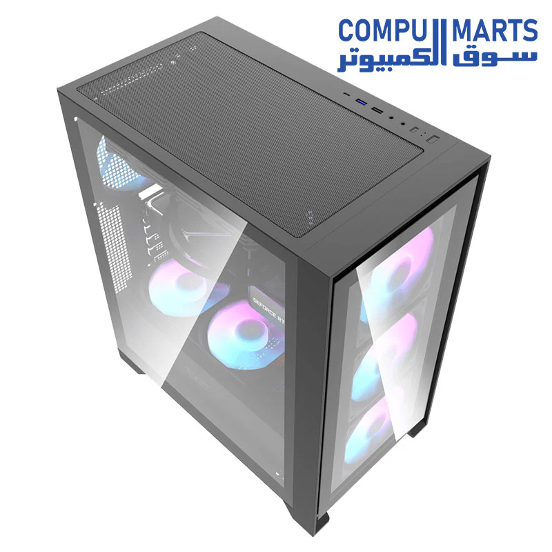 Darkflash DRX70 Glass ATX PC Case - Image 2