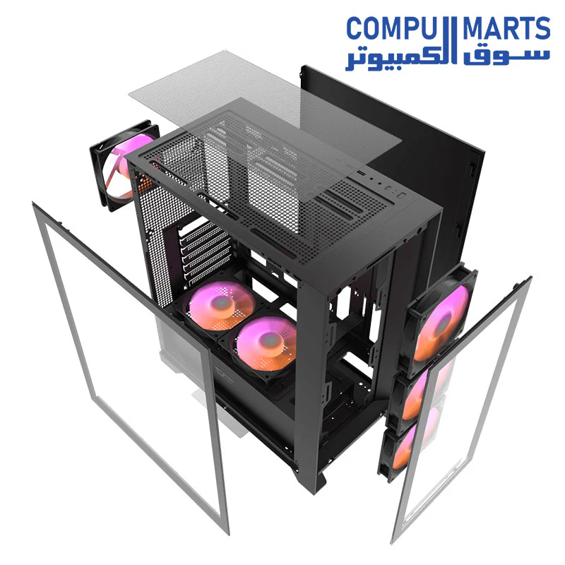 Darkflash DRX70 Glass ATX PC Case - Image 4