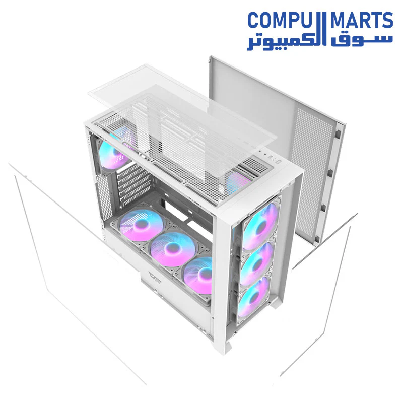 Darkflash DRX90 Glass ATX PC Case - Image 7