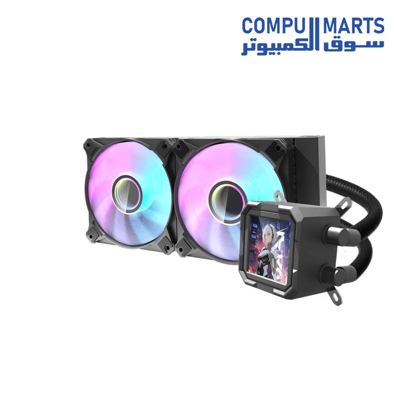 Darkflash DV240S Liquid CPU IPS LCD SQUARE  DISPLAY - Image 3