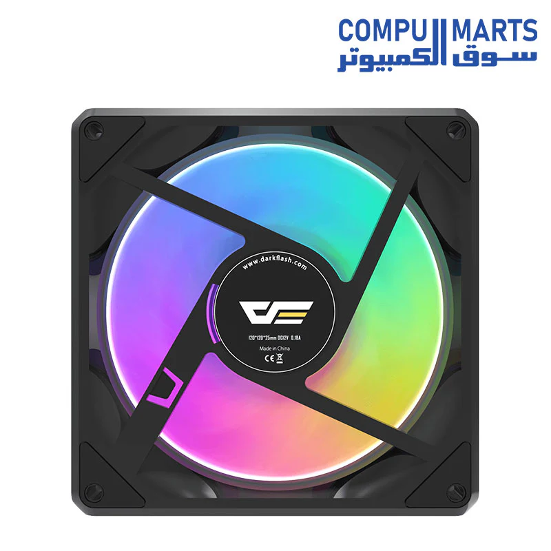 DARKFLASH GAUSS G16 3IN 1 Black & White Case fan - Image 2
