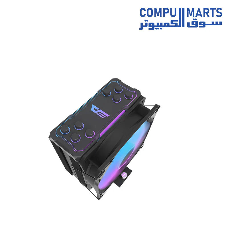 darkFlash Z4 Pro Mist 120mm ARGB CPU Cooler, 200W TDP, 4 Heatpipes, PWM Fan, Compatible with Intel LGA 1700/1200/115x & AMD AM4/AM5 - Image 4