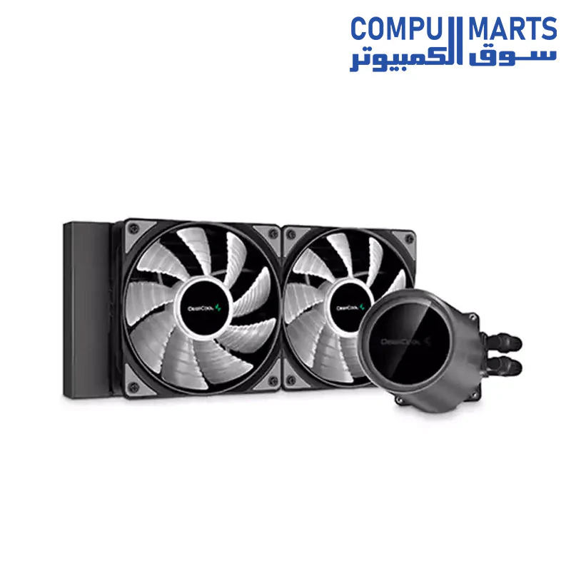 DEEPCOOL Castle 240EX 240mm Addressable RGB AIO Liquid CPU Cooler - Image 4