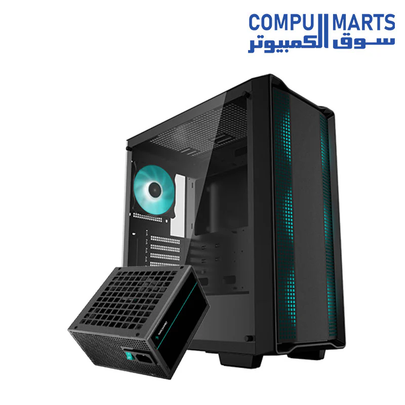 DEEPCOOL CC560 Case Tempered Glass, ABS Mid-Tower Computer Case - Image 5