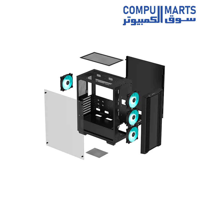 DEEPCOOL CC560 Case Tempered Glass, ABS Mid-Tower Computer Case - Image 7