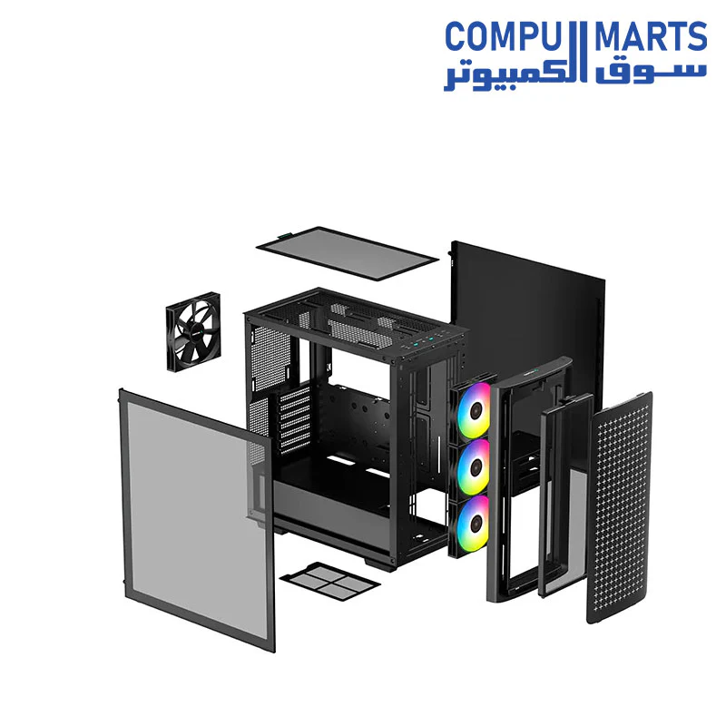 Deepcool FRONT PANEL/STEEL/GLASS FOR CK560 - Image 4