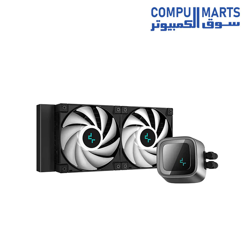 Deepcool LS520 240mm radiato two FC120 A-RGB PWM fans high-performance liquid CPU cooler - Image 3