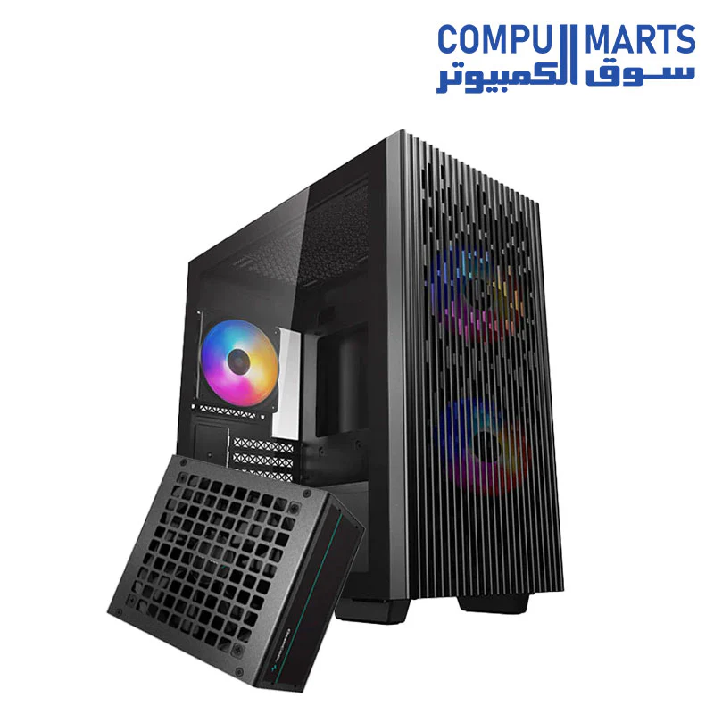 Deepcool MATREXX 40 3FS 3RGB Fan Mid Tower Case + PSU 550 ( BUILDER VERSION ) - Image 9