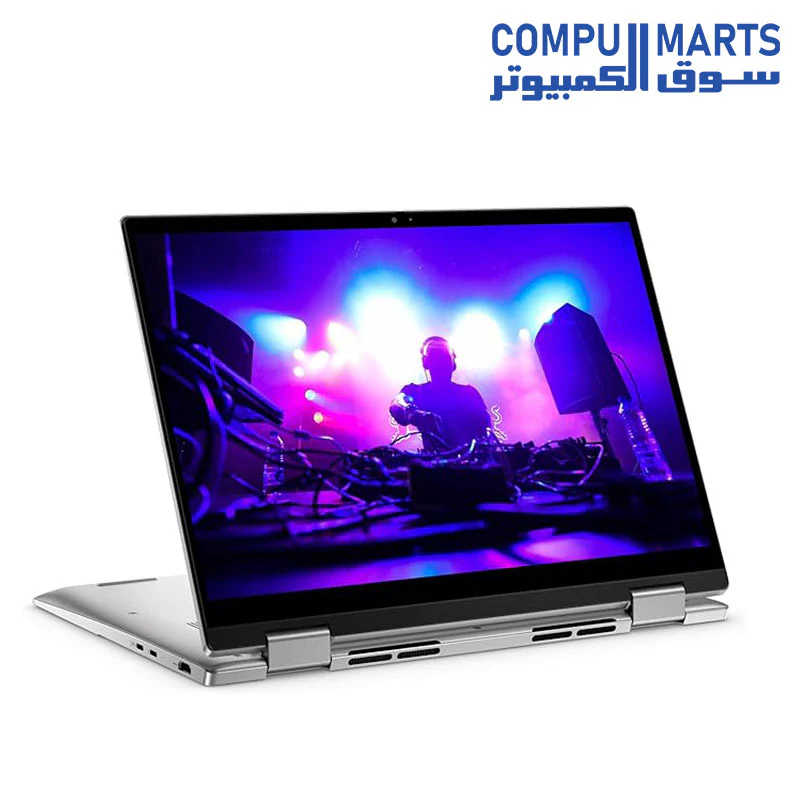 Dell Inspiron 14-7430 2n1 X360 Laptop - 13th Intel Core i7-1355U 10 Cores, 16GB DDR5 RAM, 1TB SSD, Intel Iris Graphics, 14" FHD (1920x1200) Touch, Backlit KB, FinderPrint, windows 11 - Silver - Image 3