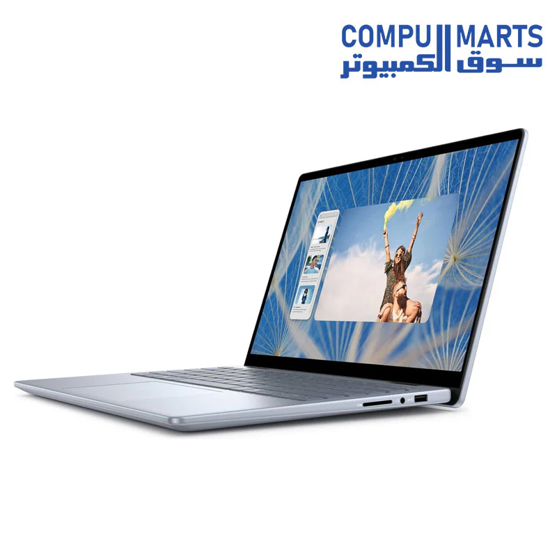 Dell Inspiron 14 7440 2-in-1 Convertible – Intel Core 5-120U, 14" FHD+ Touch (1920x1200), Intel Integrated Graphics, 8GB DDR5, 512GB SSD, Win11 – Ice Blue Aluminum - Image 4
