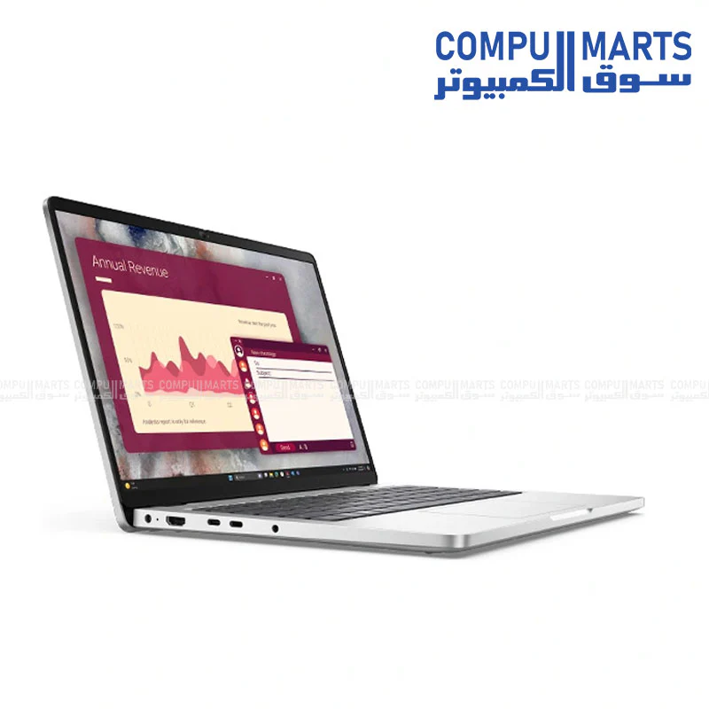 Dell Pro 14 Laptop – Intel Core Ultra 5 235U vPro, 8GB DDR5, 512GB SSD, 14" FHD+ Display, Intel Graphics, Ubuntu, Platinum Silver, 3 Years Warranty - Image 3
