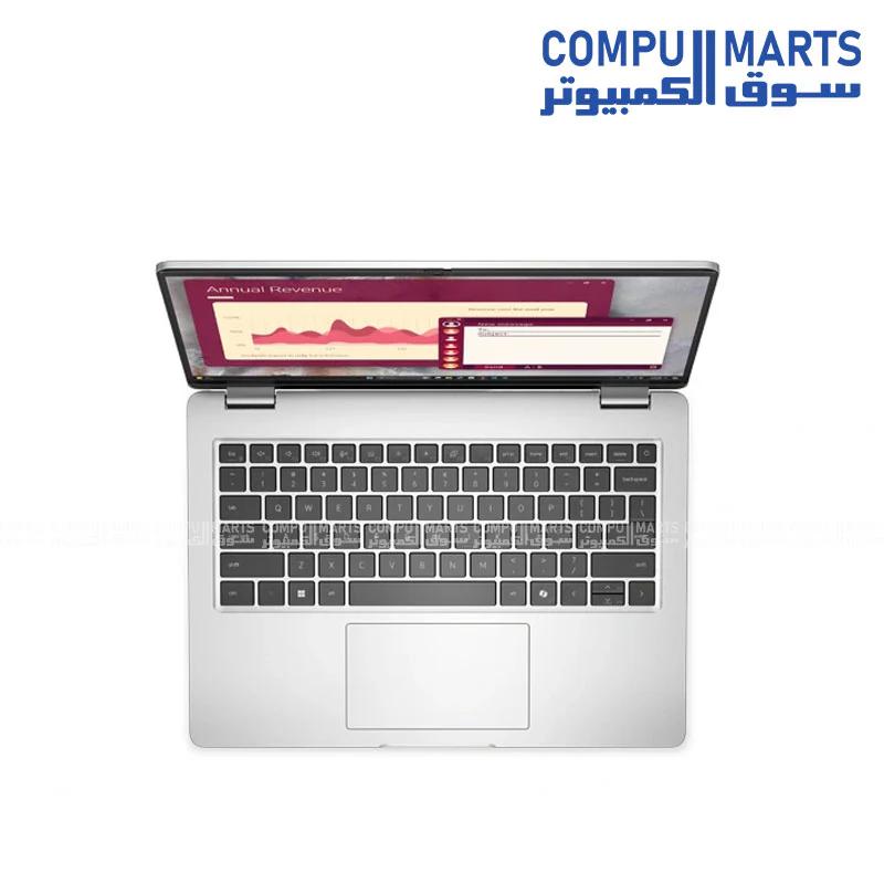 Dell Pro 14 Laptop – Intel Core Ultra 7 265U vPro, 16GB DDR5, 512GB SSD, 14" FHD+ Display, Intel Graphics, Ubuntu, Platinum Silver, 3 Years Warranty - Image 2