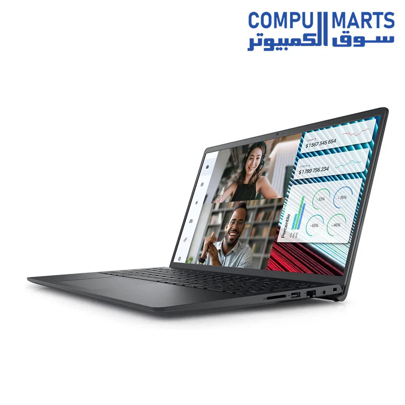 Dell Vostro 3520 Laptop - 12th Intel Core i5-1235U 10-Cores, 8GB RAM, 256GB SSD, Intel UHD Graphics, 15.6" FHD (1920 x 1080) 120Hz 250 nits Anti-Glare, Ubuntu - Carbon Black - Image 4