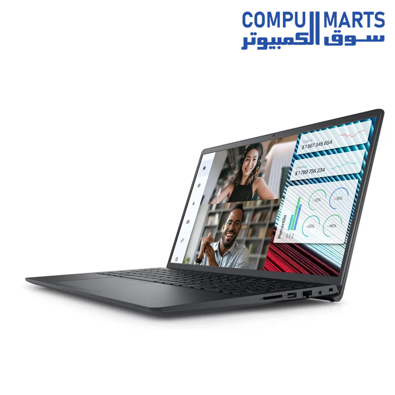Dell Vostro 3520 Laptop - 12th Intel Core i5-1235U 10-Cores, 8GB RAM, 512GB SSD, Intel UHD Graphics, 15.6" FHD (1920 x 1080) 120Hz Ubuntu - Carbon Black - Image 4