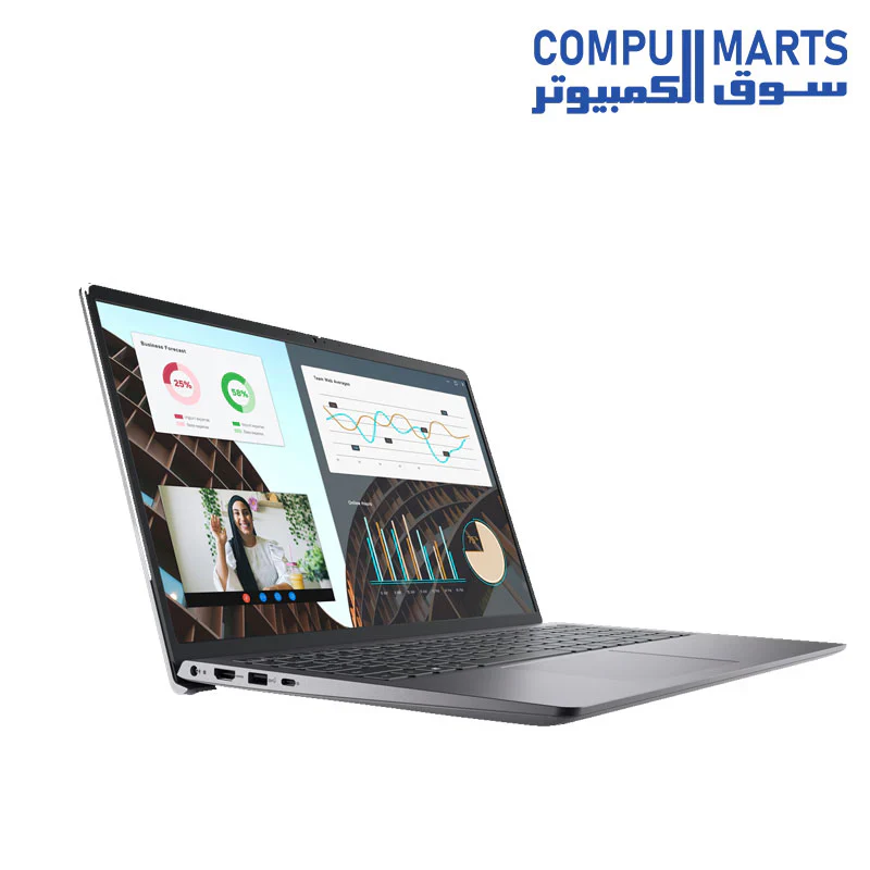 DELL Vostro 3530-13th Intel Core i3-1305U LAPTOP , 8GB RAM, 256GB SSD, Intel UHD Graphics,15.6" FHD (1920 x 1080) 120Hz 250nits Anti-Glare- Carbon Black - Image 3