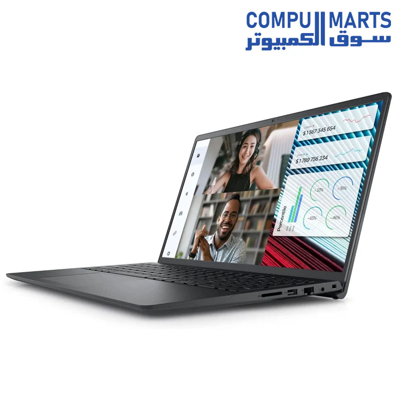 Dell Vostro 3530 Intel Core I7-1355U LAPTOP – 8GB Ram – 512GB SSD – Intel UHD Graphics -15.6″ FHD – Ubuntu – Black - Image 3