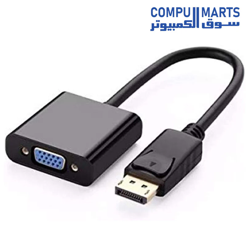 Display port to vga converter - black - Image 3