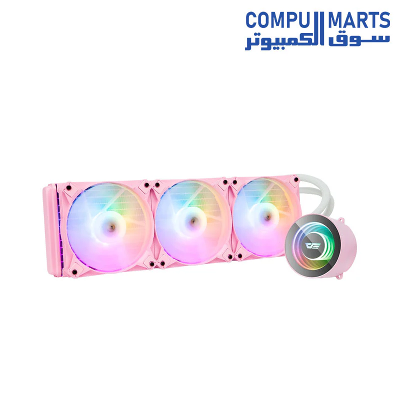 DX360 PINK darkFlash DX360 RGB 360mm A-RGB Liquid Cooler - Image 2