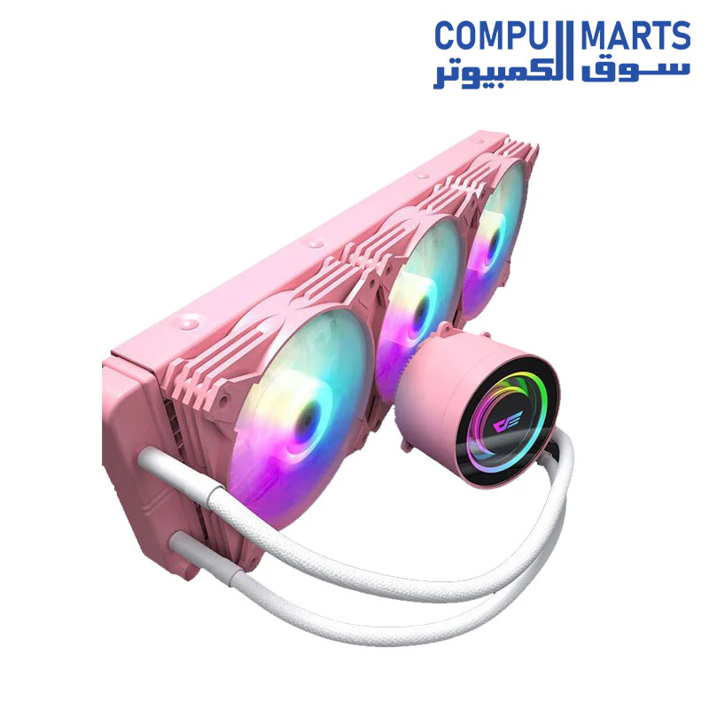 DX360 PINK darkFlash DX360 RGB 360mm A-RGB Liquid Cooler - Image 4