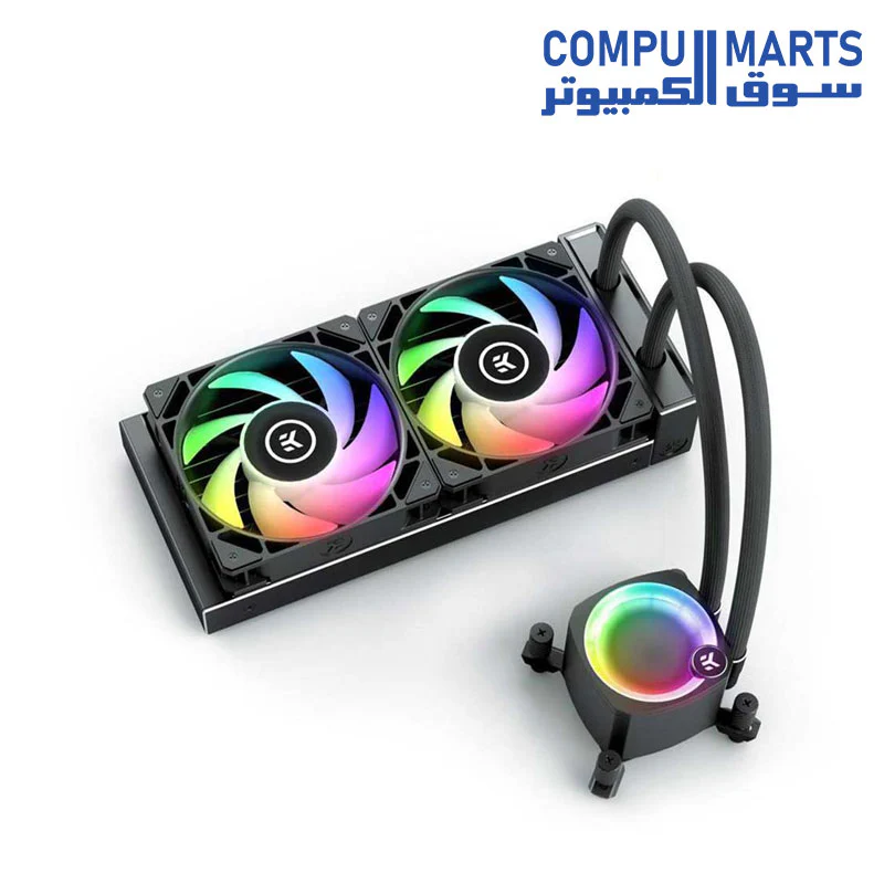 EK Nucleus CR240 Lux DRGB Aio Liquid Cpu Cooler - Image 4
