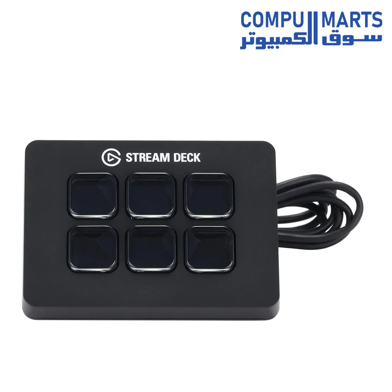 Elgato Stream Deck Mini — Compact Studio Controller, 6 macro keys, trigger actions in apps and software like OBS, Twitch, YouTube and more, works with Mac and PC Black 10GAI9901 - Image 3