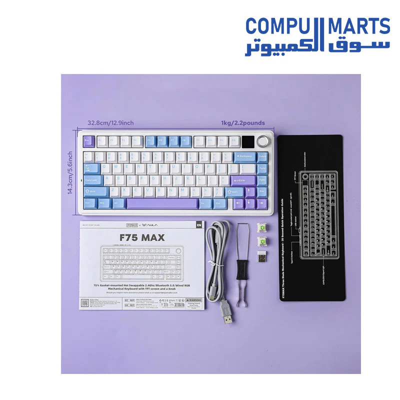 EPOMAKER X Aula F75 MAX Mechanical Gaming Keyboard - Image 3