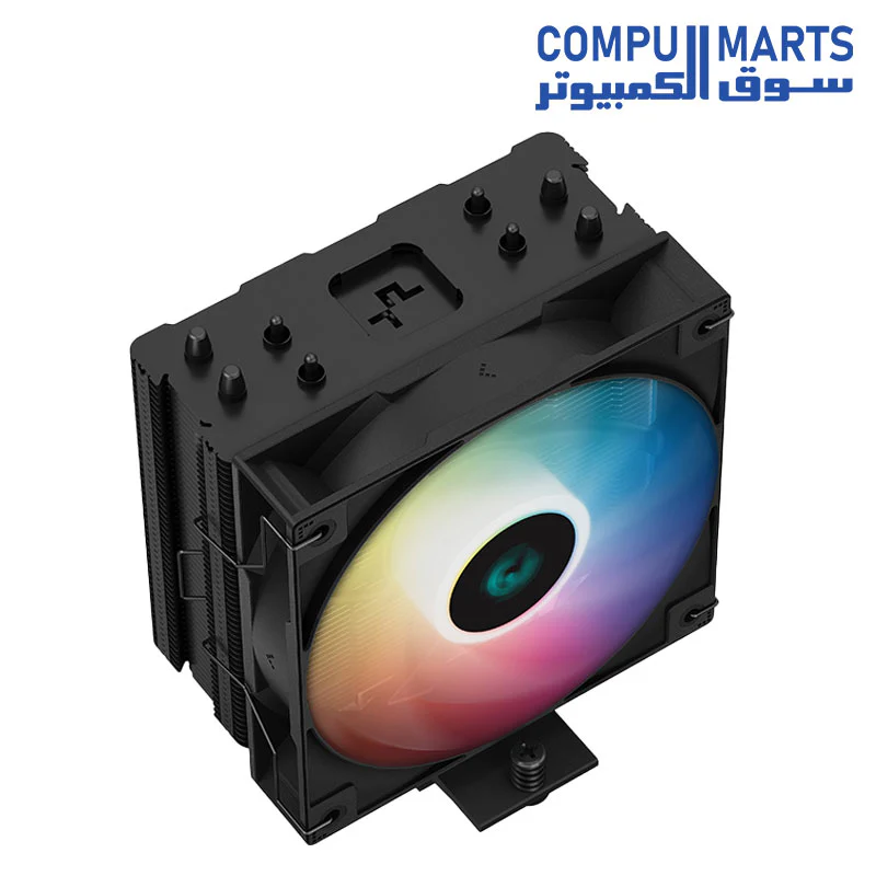 DeepCool AG400 BK ARGB Single-Tower CPU Cooler 120mm Static ARGB Fan Direct-Touch Copper Heat Pipes Intel/AMD Support - Image 2