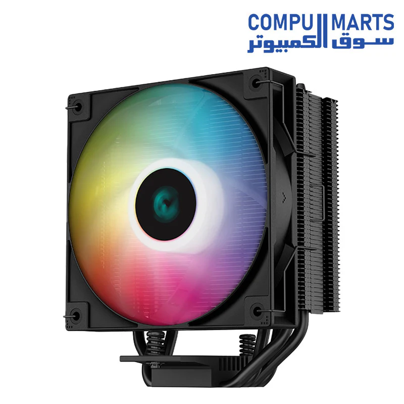 DeepCool AG400 BK ARGB Single-Tower CPU Cooler 120mm Static ARGB Fan Direct-Touch Copper Heat Pipes Intel/AMD Support - Image 3