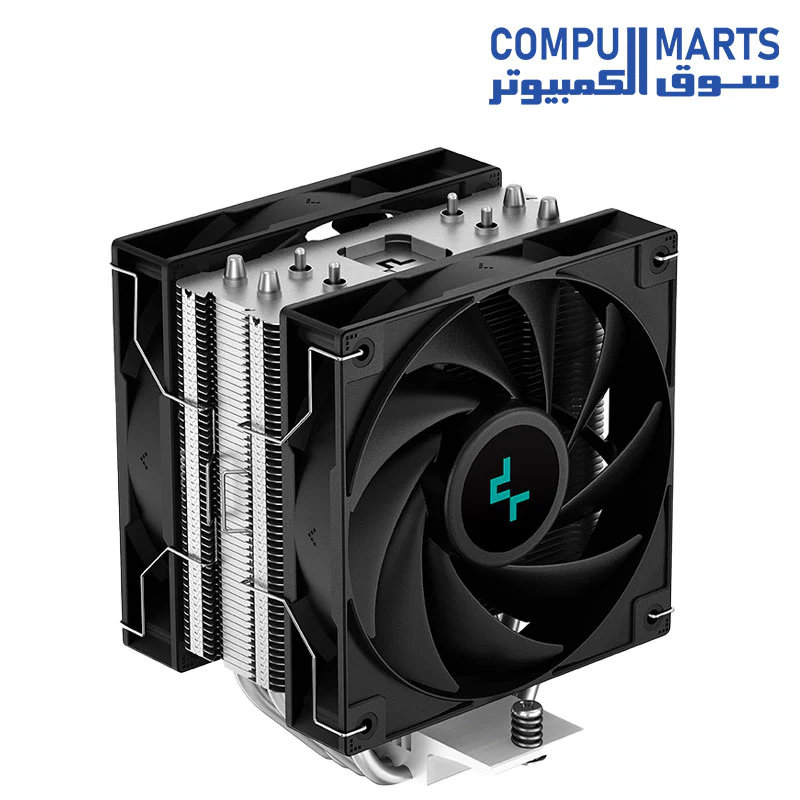 DeepCool GAMMAXX AG400 plus  CPU Air Cooler 220w TDP 6mm x 4 Nickel Plated Copper Heat Pipes CPU Cooler with 120mm Fan PWM 2000RPM 75.89CFM for Intel LGA 1700/1200/1151/1150/1155 AMD AM5/AM4 - Image 2