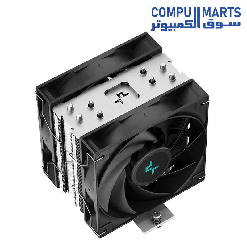 DeepCool GAMMAXX AG400 plus  CPU Air Cooler 220w TDP 6mm x 4 Nickel Plated Copper Heat Pipes CPU Cooler with 120mm Fan PWM 2000RPM 75.89CFM for Intel LGA 1700/1200/1151/1150/1155 AMD AM5/AM4 - Image 4