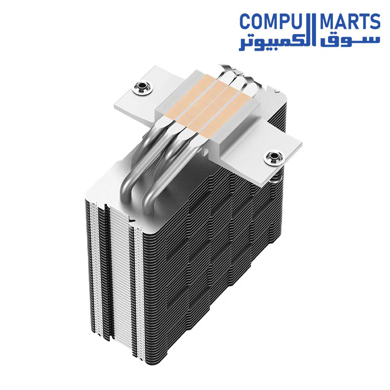 DeepCool GAMMAXX AG400 plus  CPU Air Cooler 220w TDP 6mm x 4 Nickel Plated Copper Heat Pipes CPU Cooler with 120mm Fan PWM 2000RPM 75.89CFM for Intel LGA 1700/1200/1151/1150/1155 AMD AM5/AM4 - Image 5