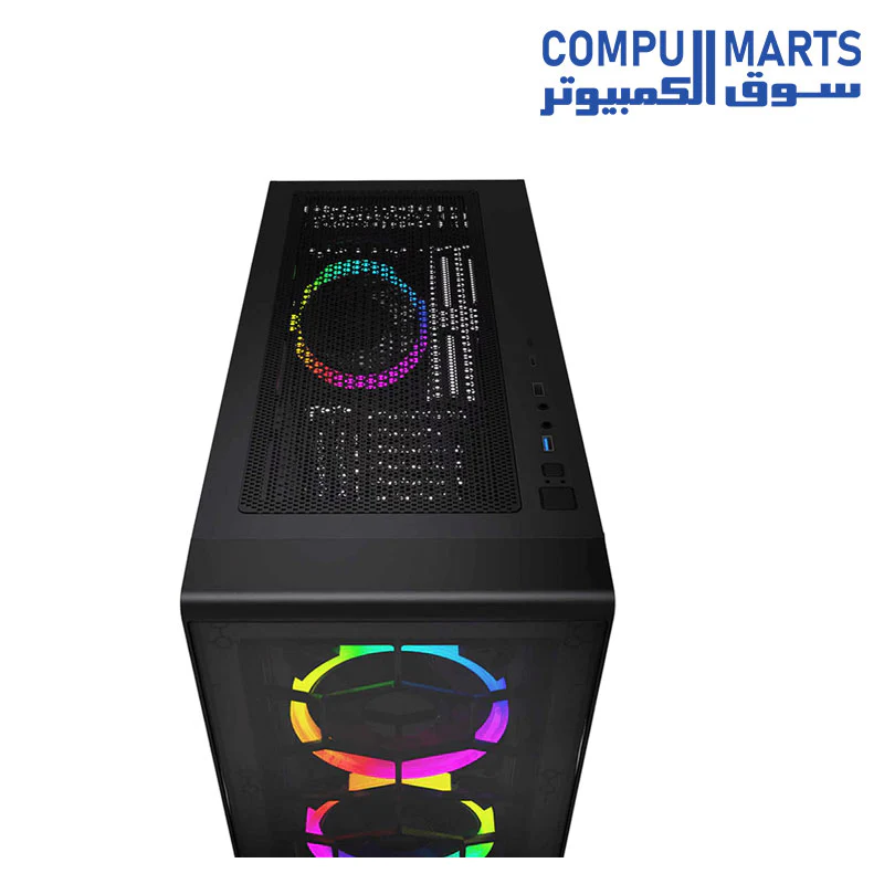 Fantech AERO XL CG81 Full Tower Case with 4 Free RGB Fan - Image 2