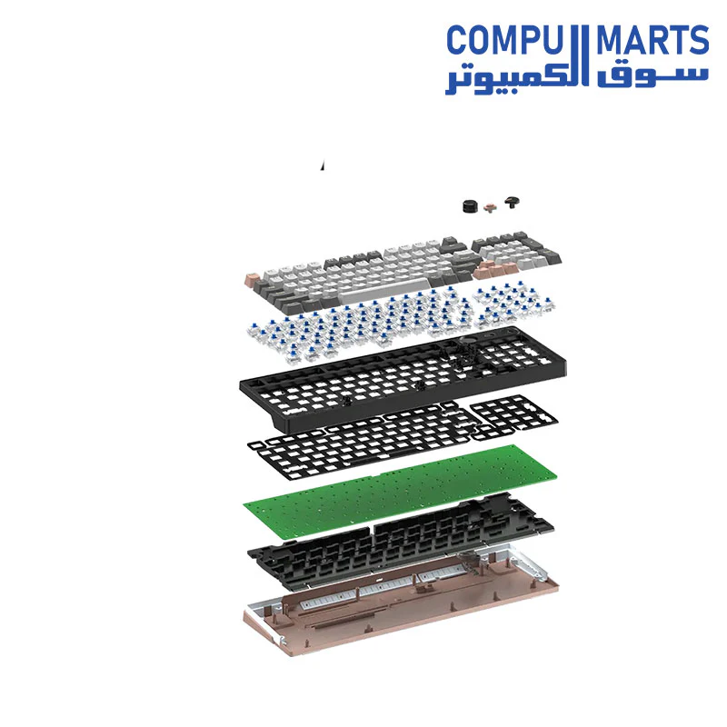 FANTECH ATOM PRO96 MK914 MECHANICAL GAMING KEYBOARD - STELLAR - Image 5