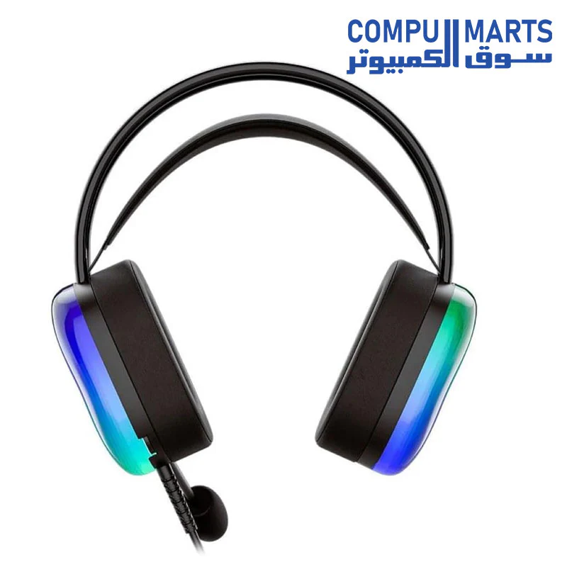 Fantech Aurora HG29 RGB Gaming Headset 7.1 Surround Sound Drivers 50mm - Image 2