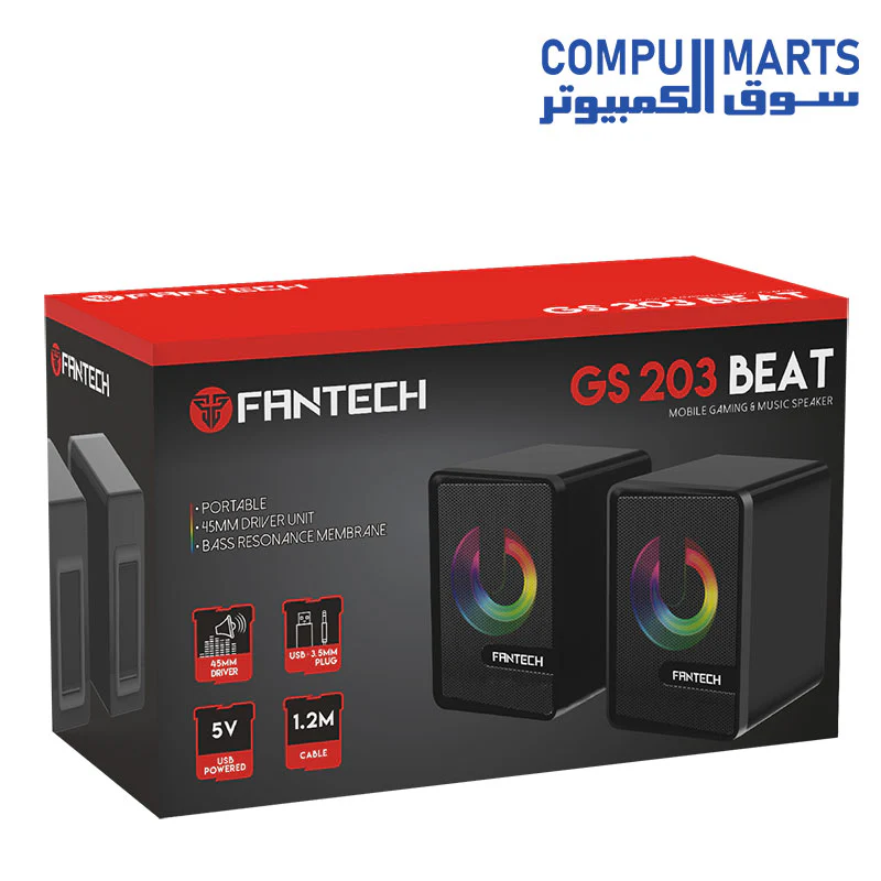 FANTECH BEAT GS203 Gaming Speaker - Image 3