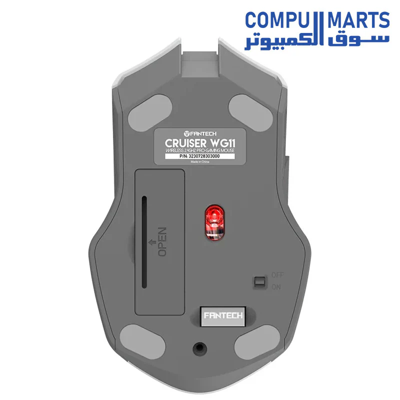 FANTECH CRUISER WG11 Silent Wireless Gaming Mouse 2400 DPI 6 Buttons - Image 8