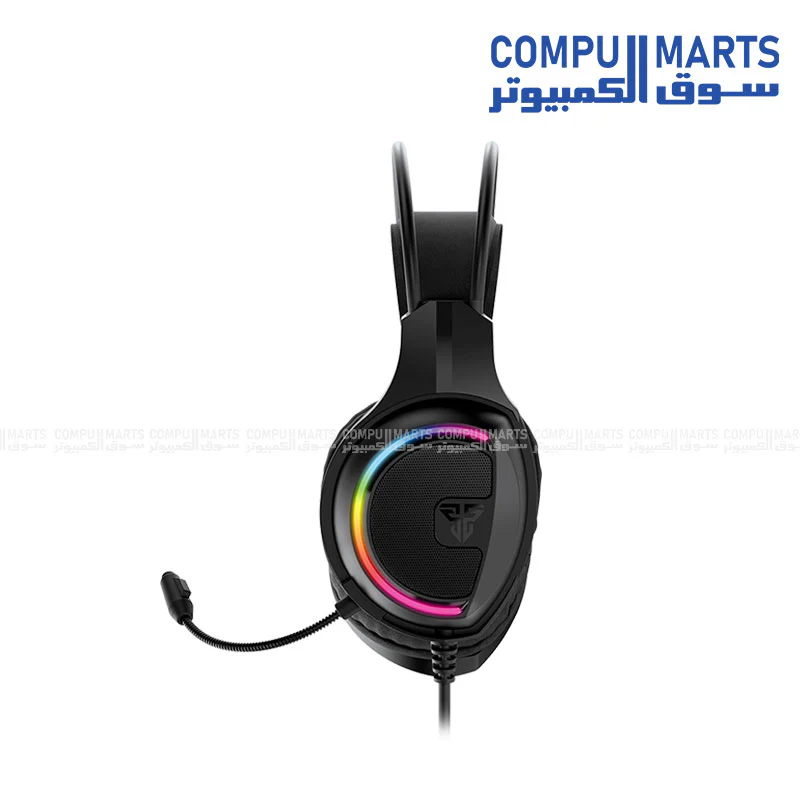 FANTECH HG16s Sniper II – Virtual 7.1 RGB USB Over‑Ear Gaming Headset – Black - Image 4