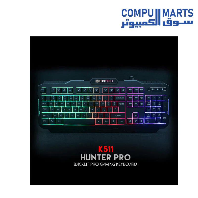 FANTECH K511 HUNTER PRO Backlit Pro Gaming Keyboard - Image 3
