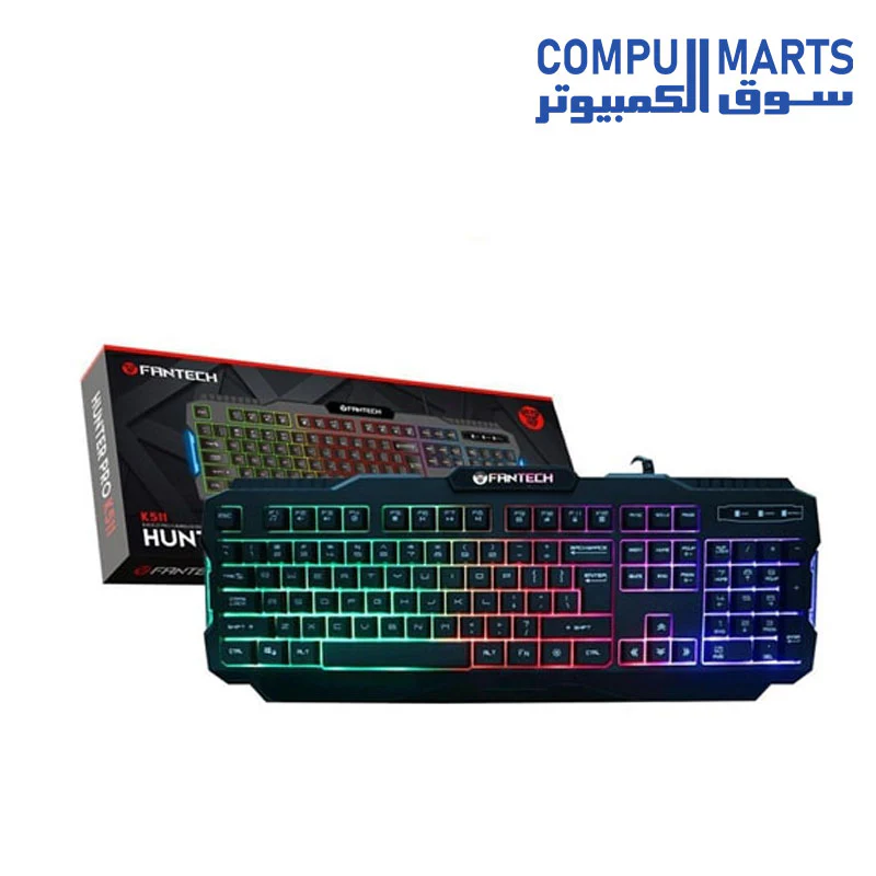 FANTECH K511 HUNTER PRO Backlit Pro Gaming Keyboard - Image 4