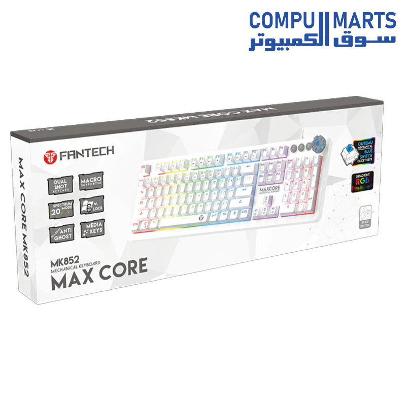 FANTECH MAX CORE MK852 SPACE EDITION MECHANICAL KEYBOARD - Image 3