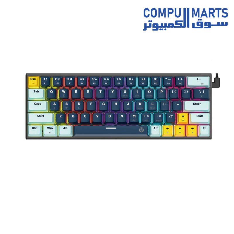 Fantech MK874 V2 ATOM 63 RGB Mechanical Keyboard - Image 3
